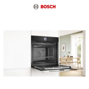 Bosch HSG7361B1 71公升 嵌入式蒸焗爐 (黑色玻璃)
